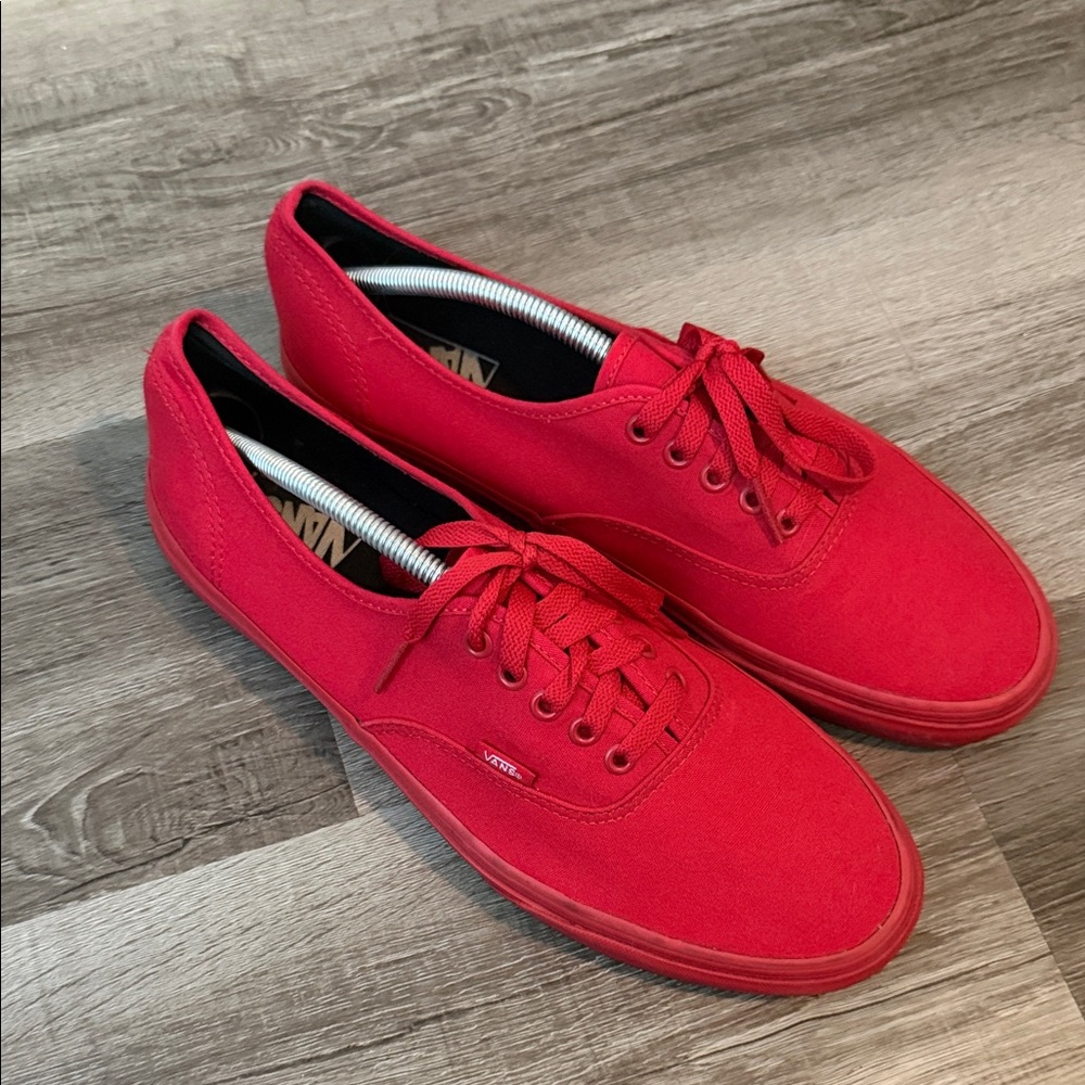 Vans Men's Bold Red Sneakers